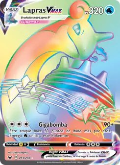 Lapras VMAX, Espada y Escudo Nº 203 Holo
