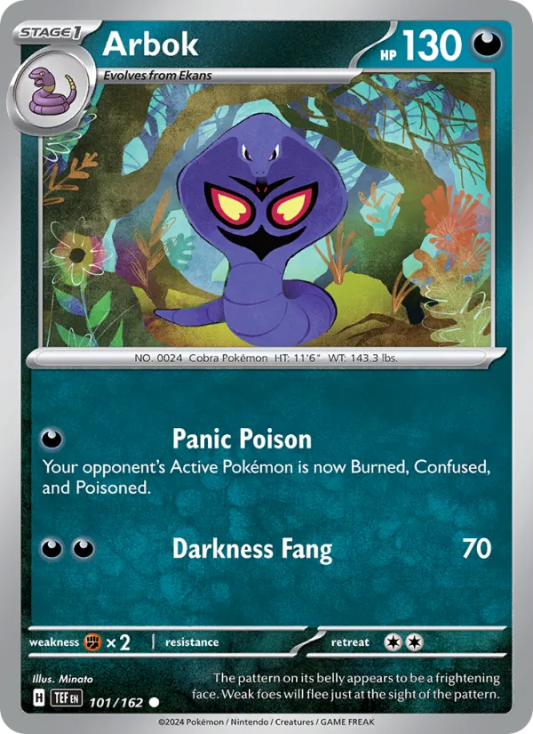 Arbok, Temporal Forces Nº 101