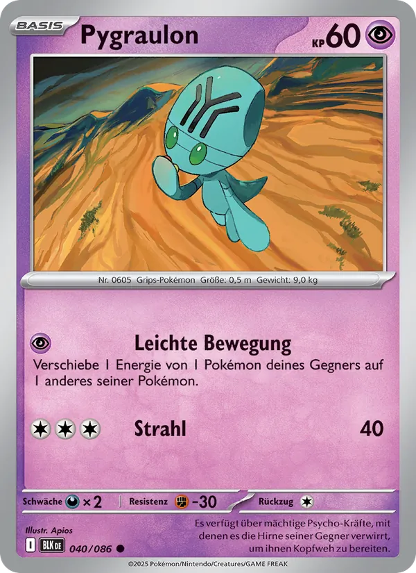 Pygraulon, Schwarze Blitze No. 040