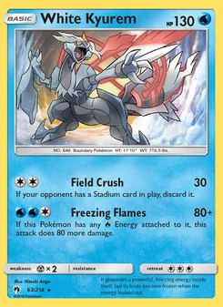 White Kyurem, Lost Thunder No. 63 Normal