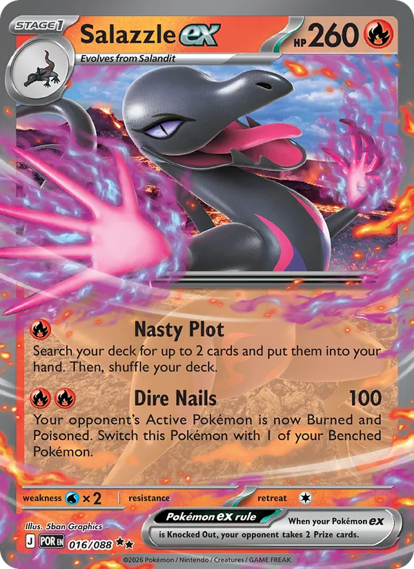 Salazzle ex, Perfect Order Nº 016
