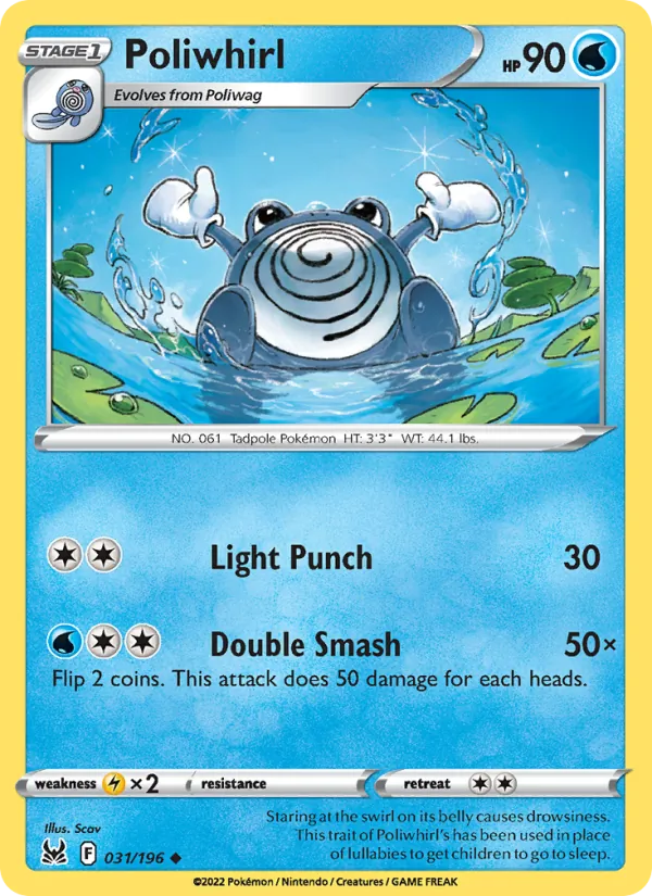 Poliwhirl, Lost Origin Nº 031