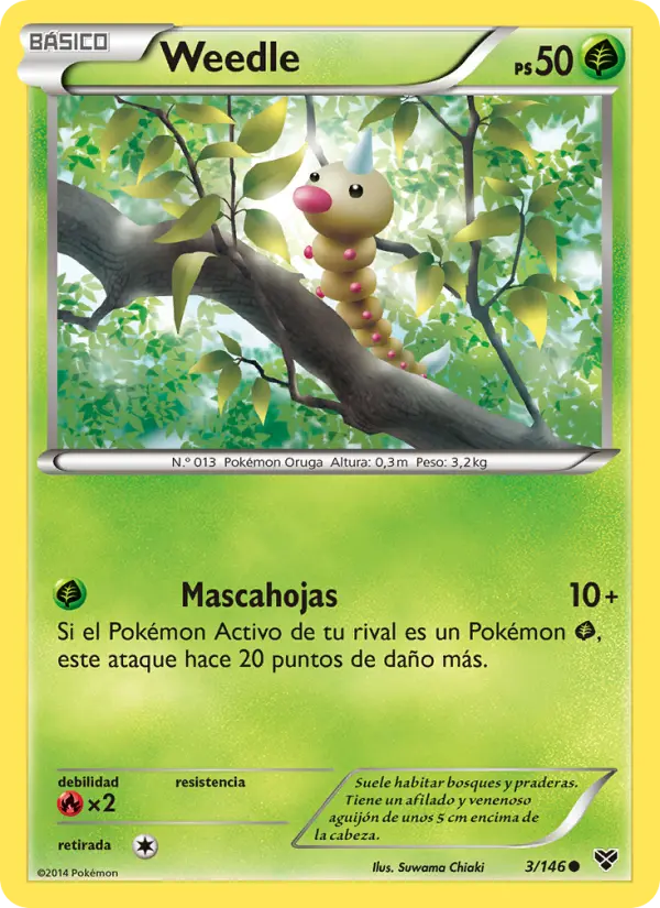 Weedle, XY No. 3