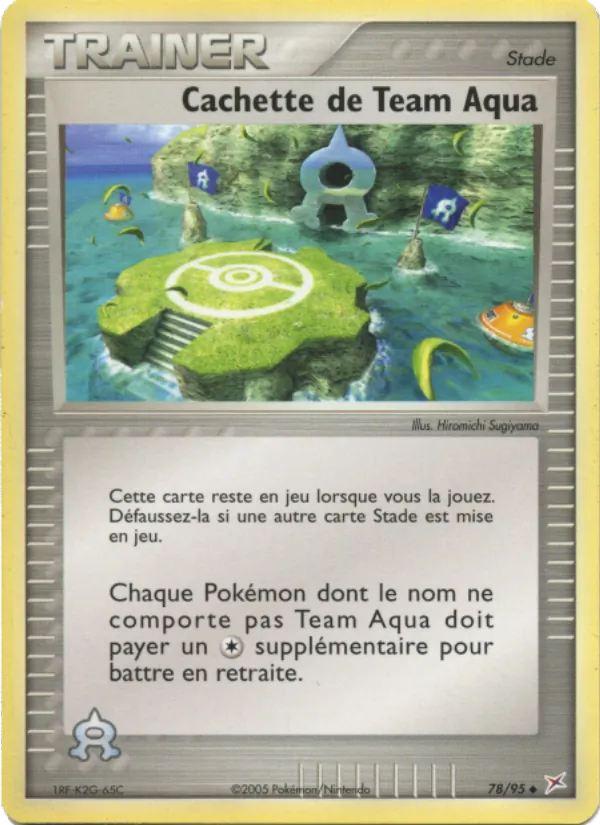 Cachette de Team Aqua, EX Team Magma vs Team Aqua Nº 78