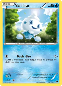 Vanillite, Oscuros Exploradores No. 33 Normal