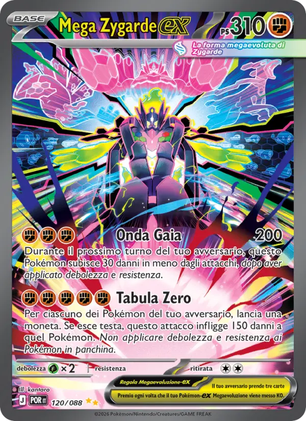 Mega Zygarde-ex, Equilibrio Perfetto No. 120