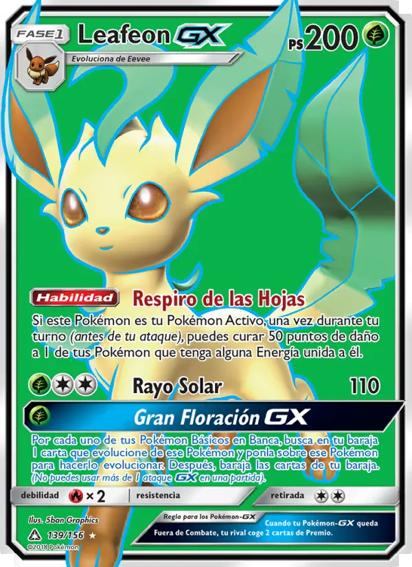 Leafeon GX, Ultraprisma No. 139