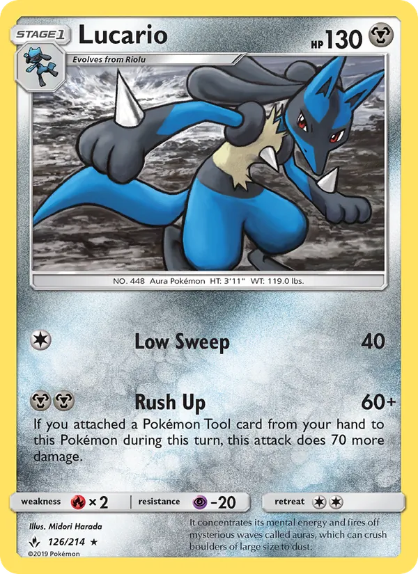 Lucario, Unbroken Bonds No. 126