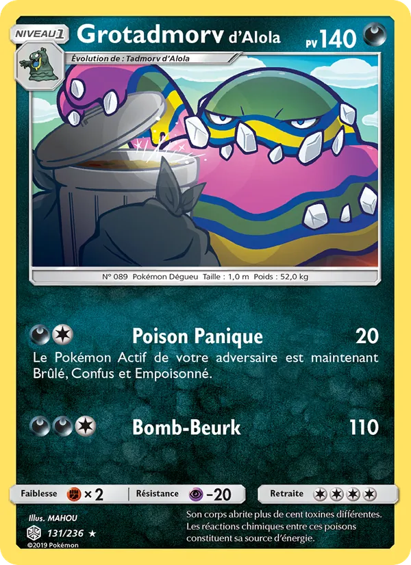 Grotadmorv d’Alola, Éclipse Cosmique Nº 131