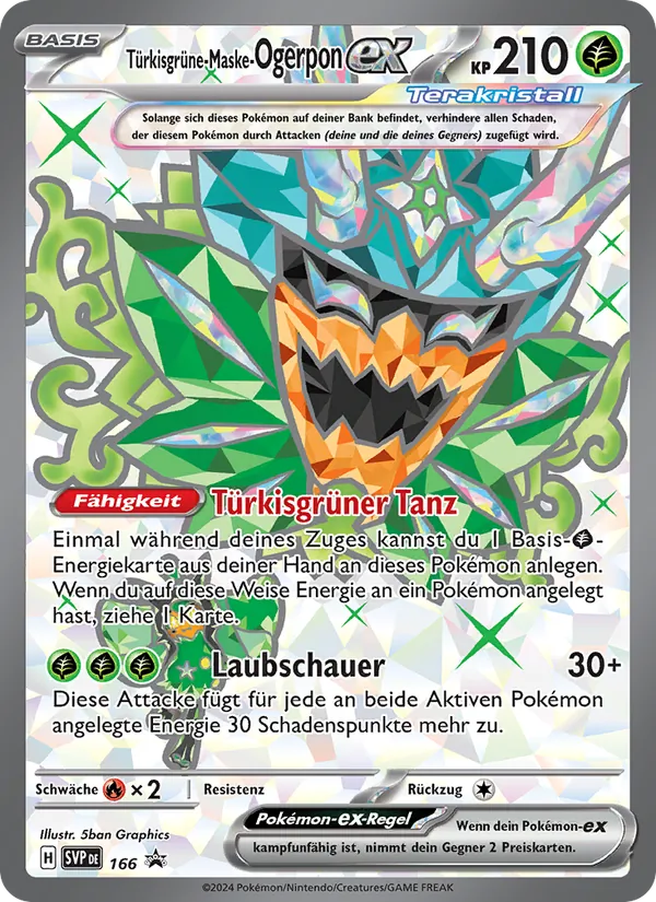 Türkisgrüne-Maske-Ogerpon-ex, SVP Black Star Promos No. 166