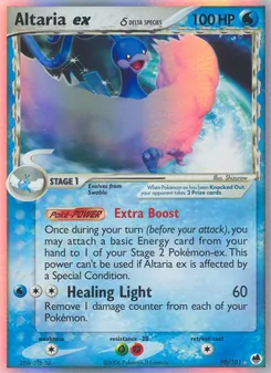 Altaria ex δ, Dragon Frontiers Nº 90 Holo