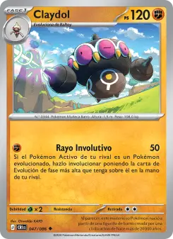 Claydol, Caos Creciente Nº 047 Normal