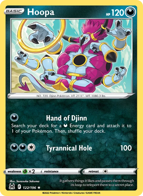 Hoopa, Lost Origin Nº 122