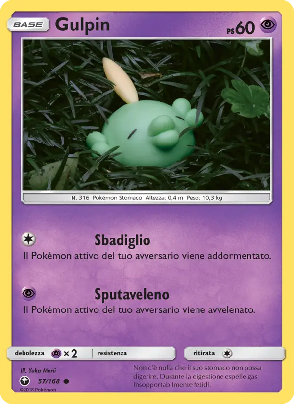 Gulpin, Tempesta Astrale Nº 57