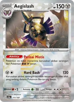 Aegislash, Festival Terastal ex Nº 111 Normal
