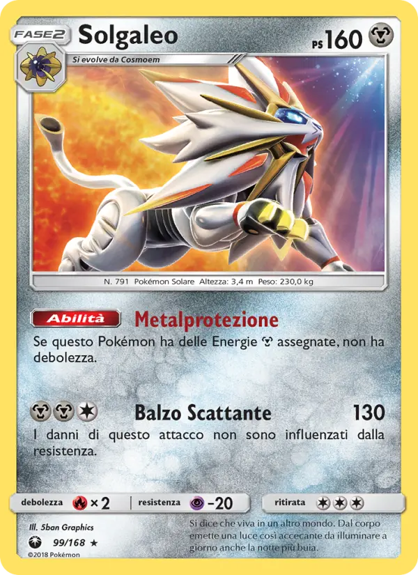 Solgaleo, Tempesta Astrale Nº 99