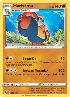 Hariyama, Origen Perdido Nº 098 Normal