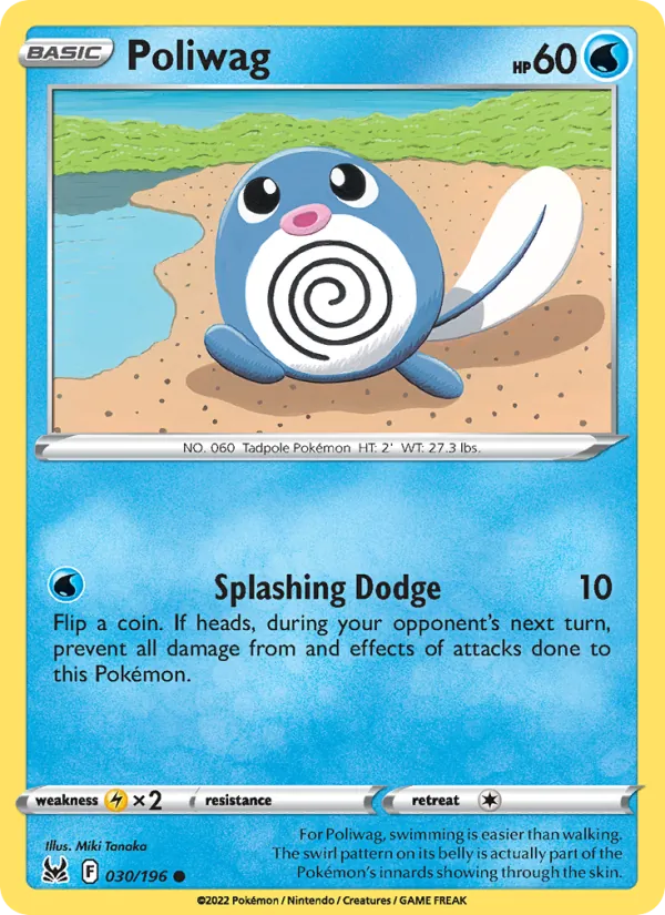 Poliwag, Lost Origin Nº 030
