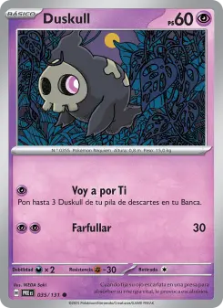 Duskull, Evoluciones Prismáticas Nº 035 Normal