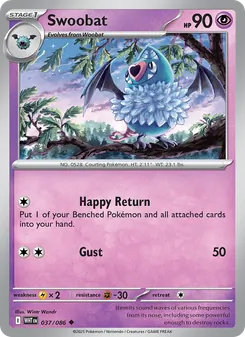 Swoobat, White Flare Nº 037 Normal