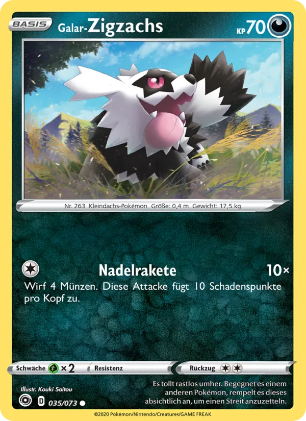Galar-Zigzachs, Weg des Champs No. 35