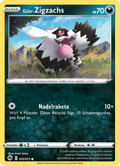 Galar-Zigzachs, Weg des Champs Nº 35 Normal