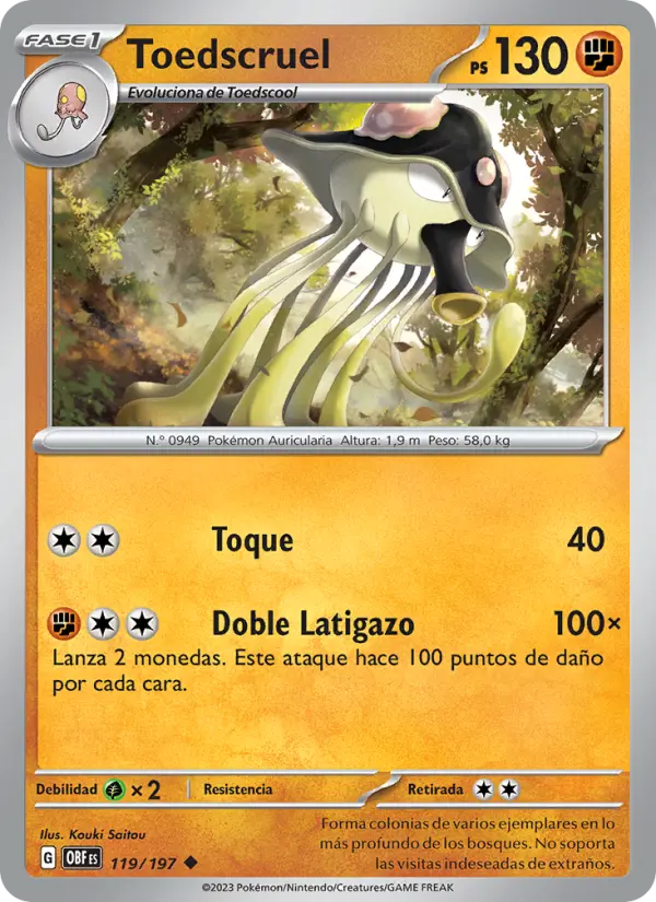Toedscruel, Llamas Obsidianas No. 119