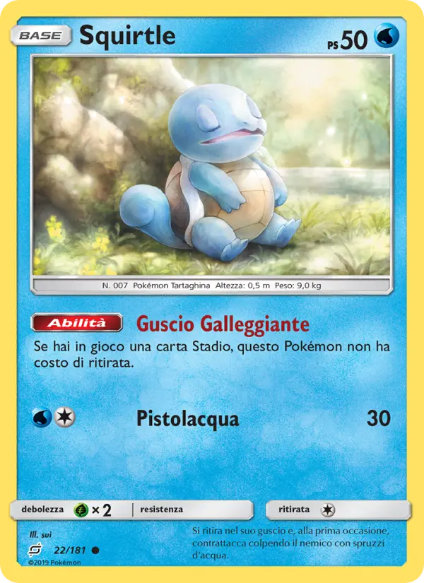 Squirtle, Gioco di Squadra No. 22