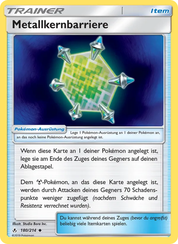 Metallkernbarriere, Kräfte im Einklang Nº 180
