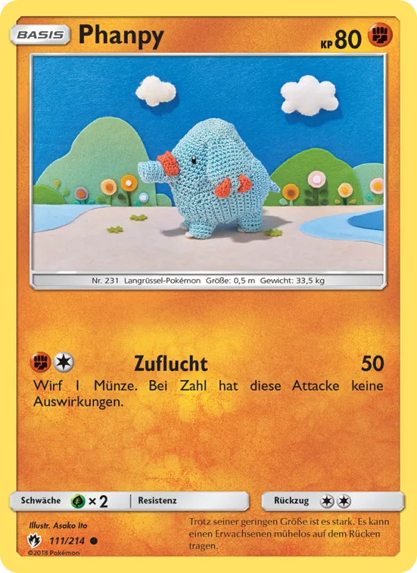 Phanpy, Echo des Donners No. 111