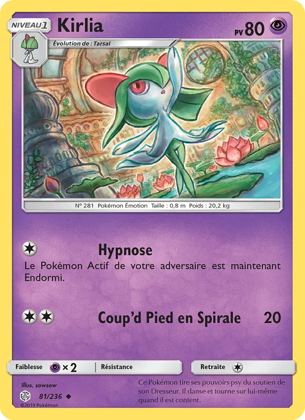 Kirlia, Éclipse Cosmique Nº 81