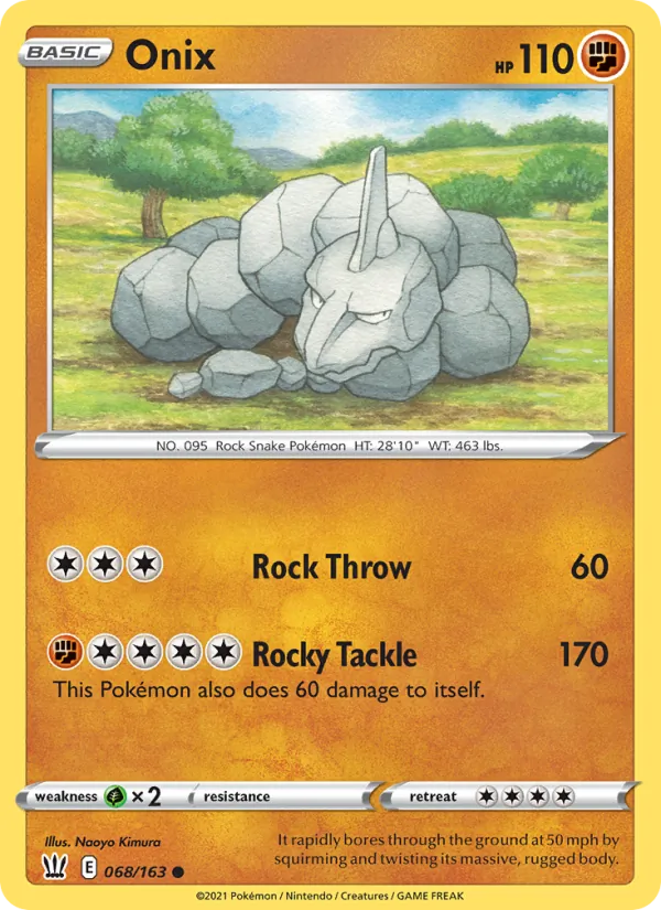 Onix, Battle Styles No. 68