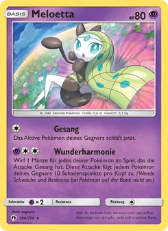 Meloetta, Echo des Donners Nº 104 Normal