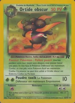 Ortide obscur, Team Rocket Nº 36 Normal