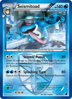 Seismitoad, Plasma Freeze No. 26 Normal