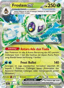 Froslass ex, Kilau Hitam No. 007 Normal