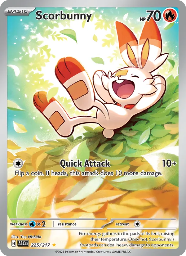 Scorbunny, Ascended Heroes Nº 225