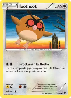 Hoothoot, Turbo Impulso Nº 119 Normal