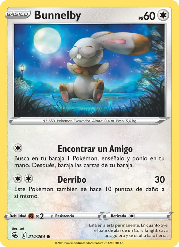 Bunnelby, Golpe Fusión Nº 214