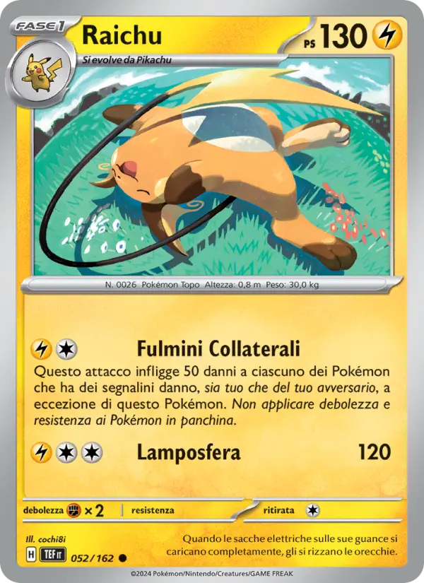 Raichu, Cronoforze No. 052