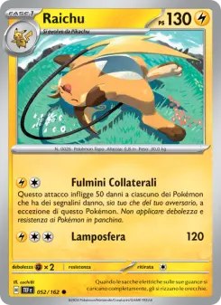 Raichu, Cronoforze No. 052 Normal