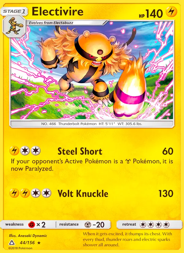 Electivire, Ultra Prism No. 44