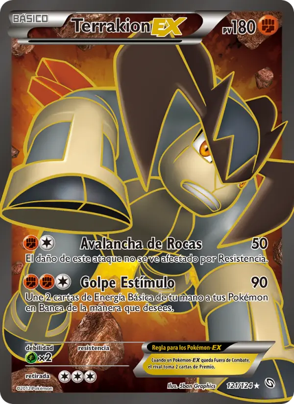 Terrakion-EX, Dragones Majestuosos No. 121