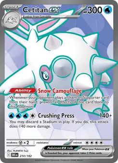 Cetitan ex, Destined Rivals No. 210 Holo