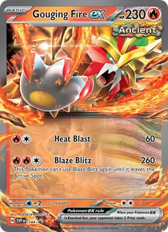 Gouging Fire ex, SVP Black Star Promos No. 144 Holo