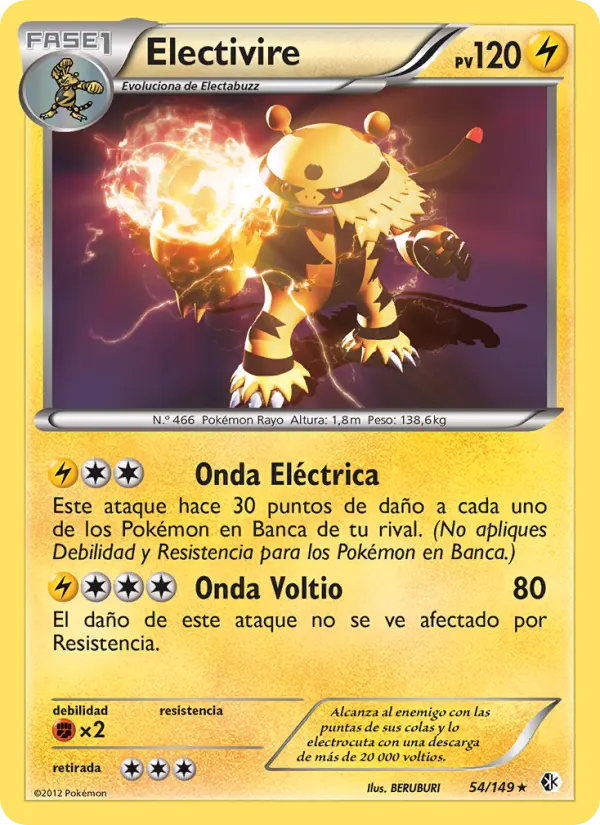 Electivire, Fronteras Cruzadas Nº 54