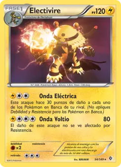 Electivire, Fronteras Cruzadas No. 54 Normal