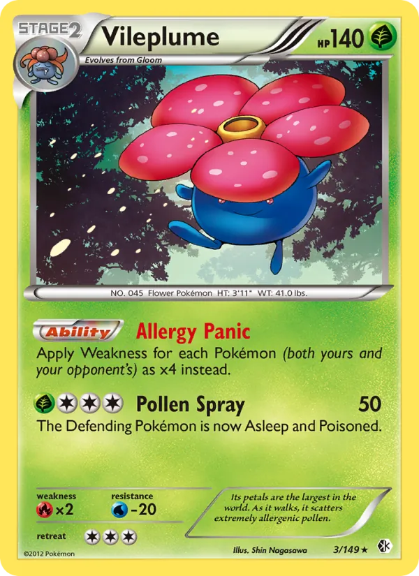 Vileplume, Boundaries Crossed No. 3