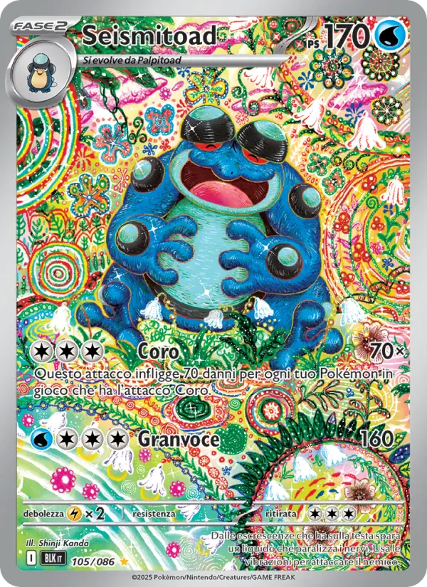 Seismitoad, Luce Nera No. 105