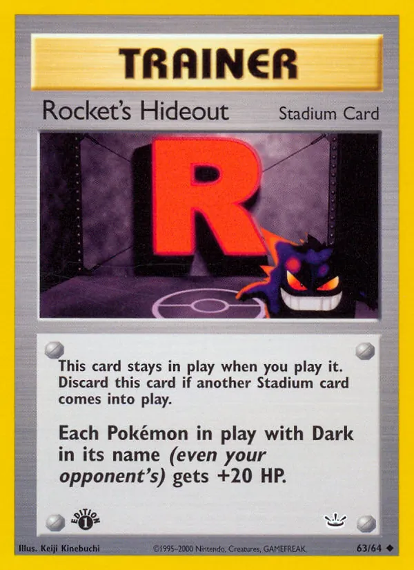 Rocket's Hideout, Neo Revelation Nº 63